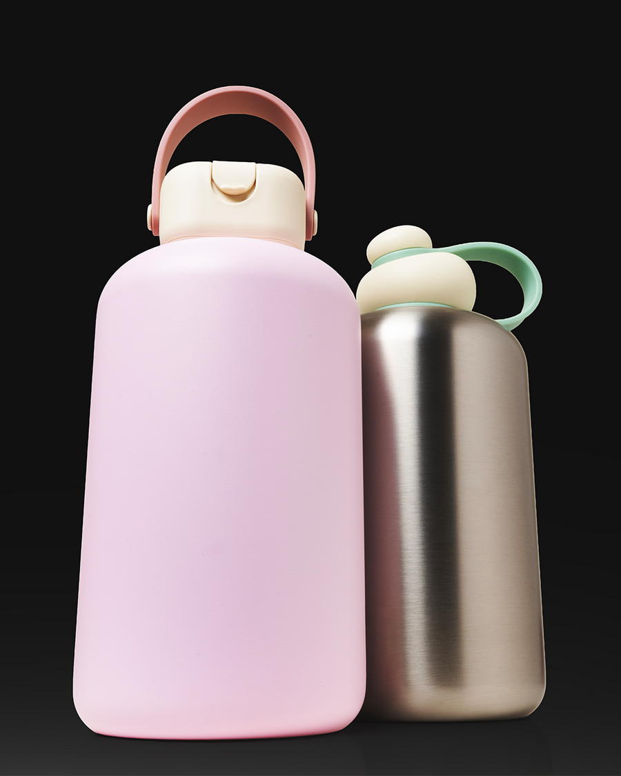Flask  Tumbler Bottle  gray  mobile full image