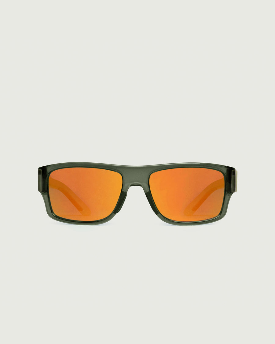 Nolan Kids Sunglasses square Green recycled polyester front