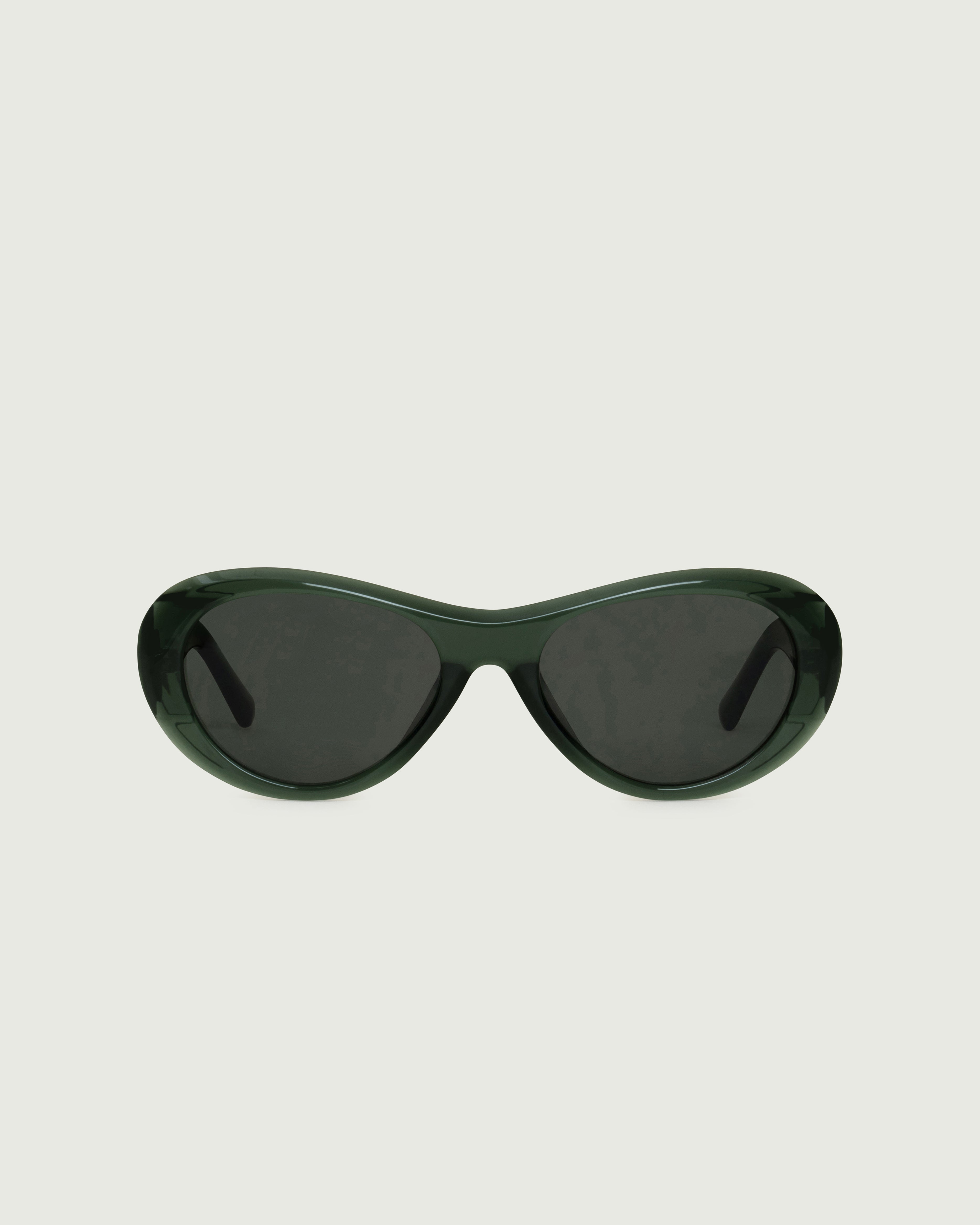 Viper ::Brooke Sunglasses pilot green recycled polyester front