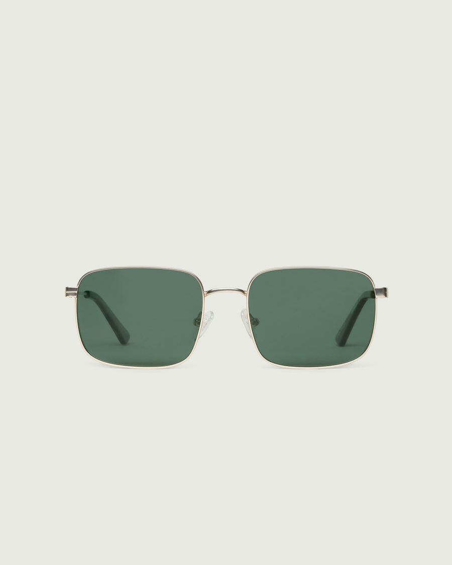 Vito Sunglasses rectangle gold metal front