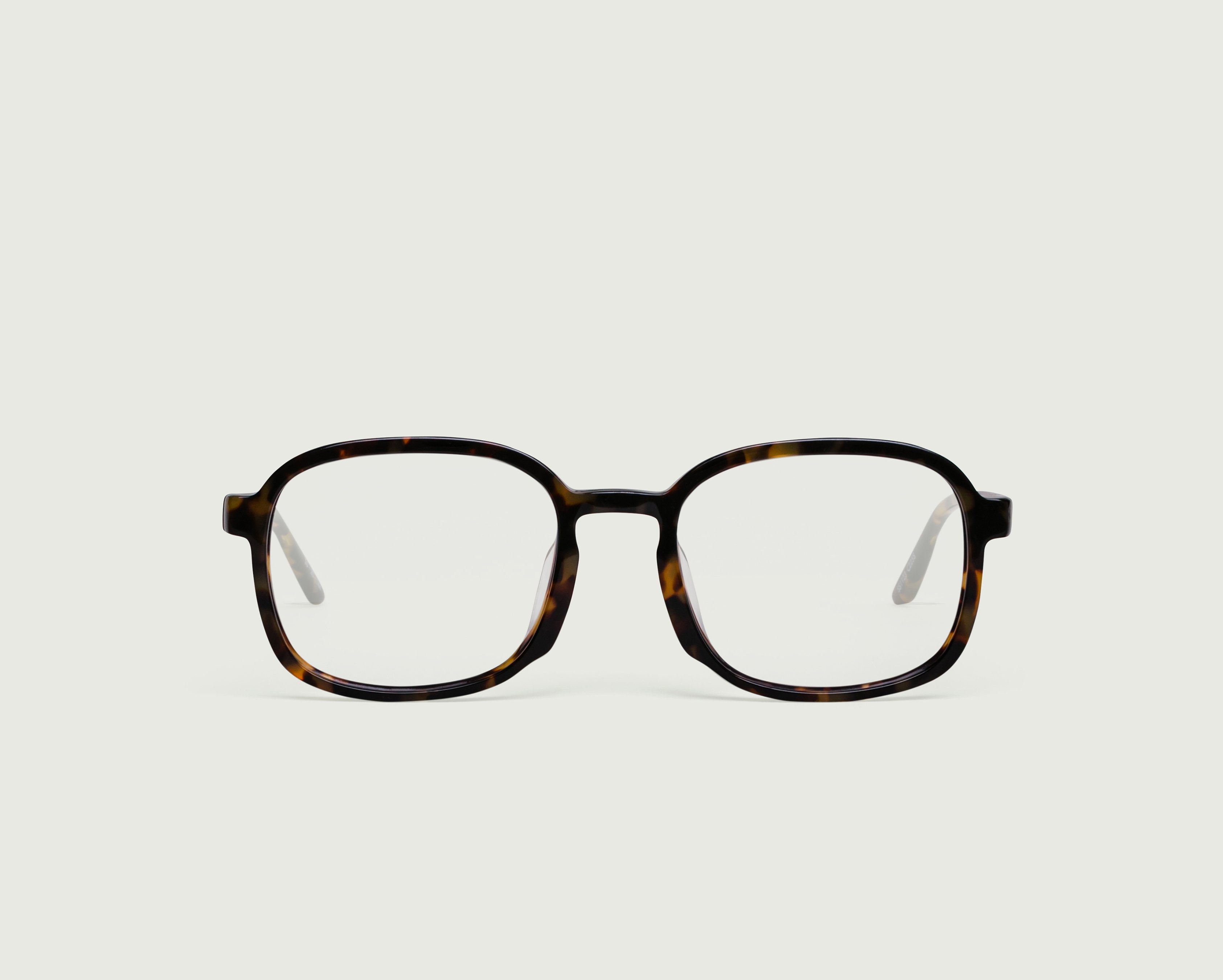 Dark Tort::Shiro Eyeglasses square tort acetate front