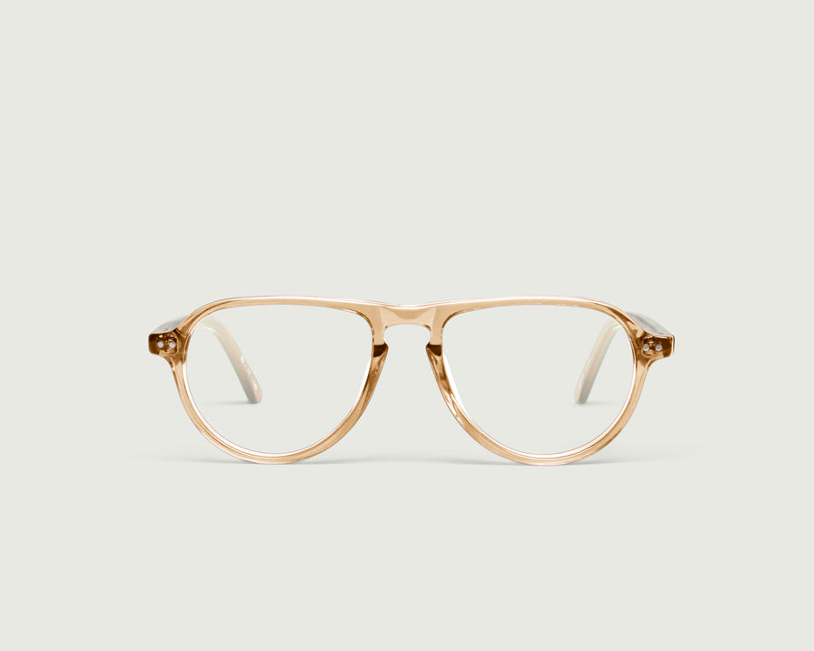 Howser Eyeglasses pilot nude acetate front