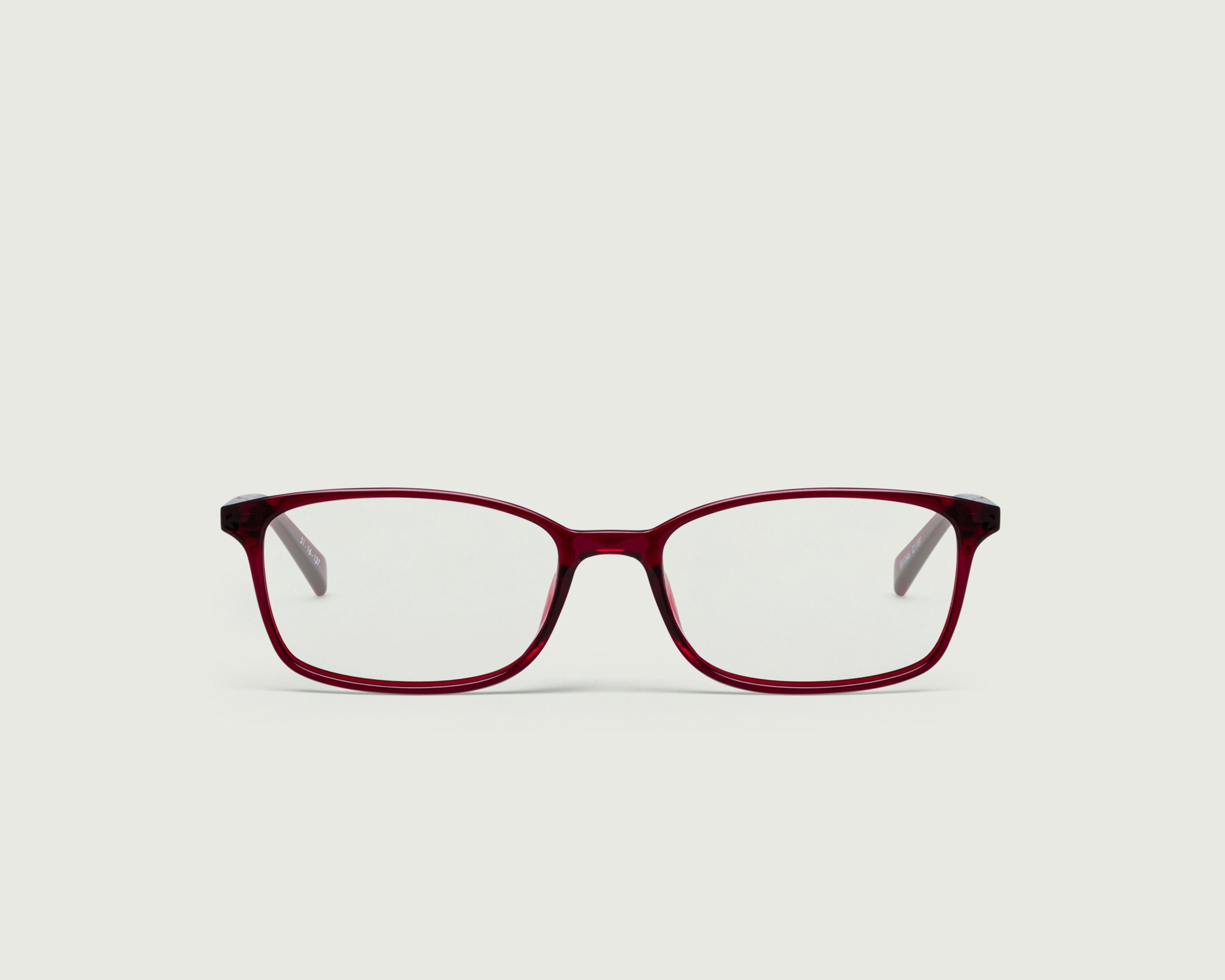Malbec::Arlo Eyeglasses rectangle red plastic front