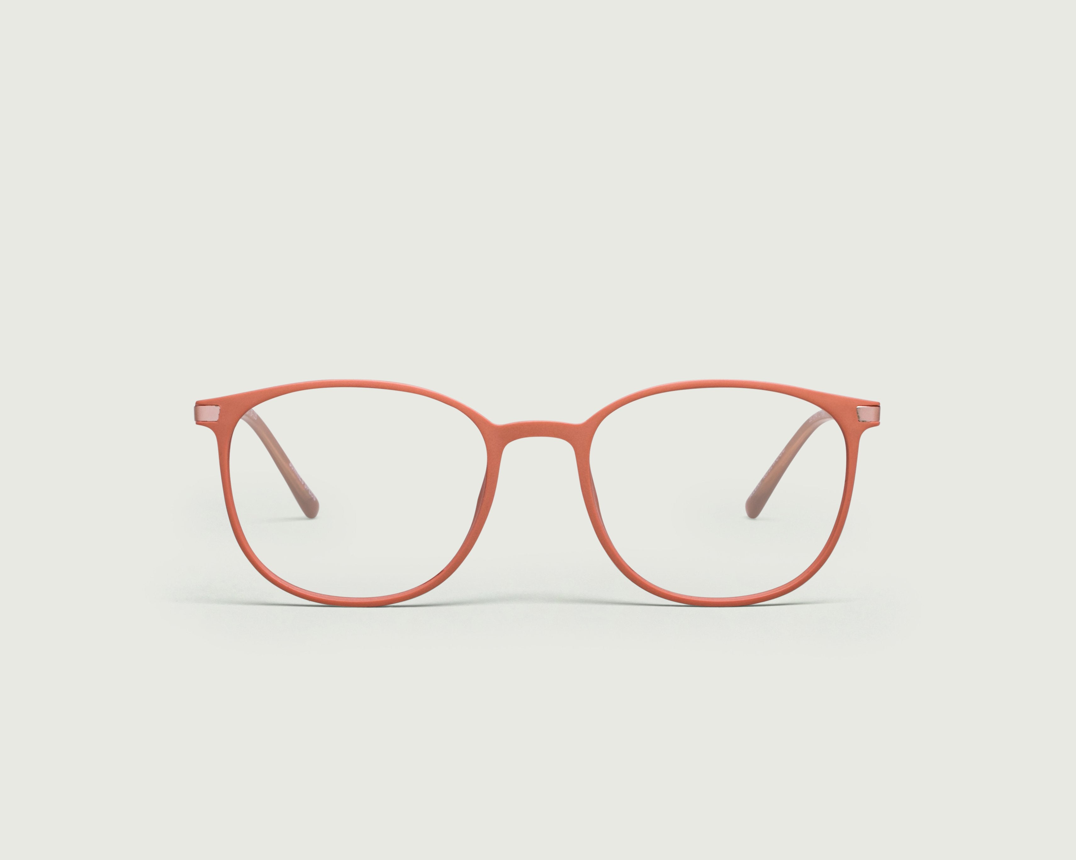 Rosewood::Alexi Eyeglasses round orange plastic front