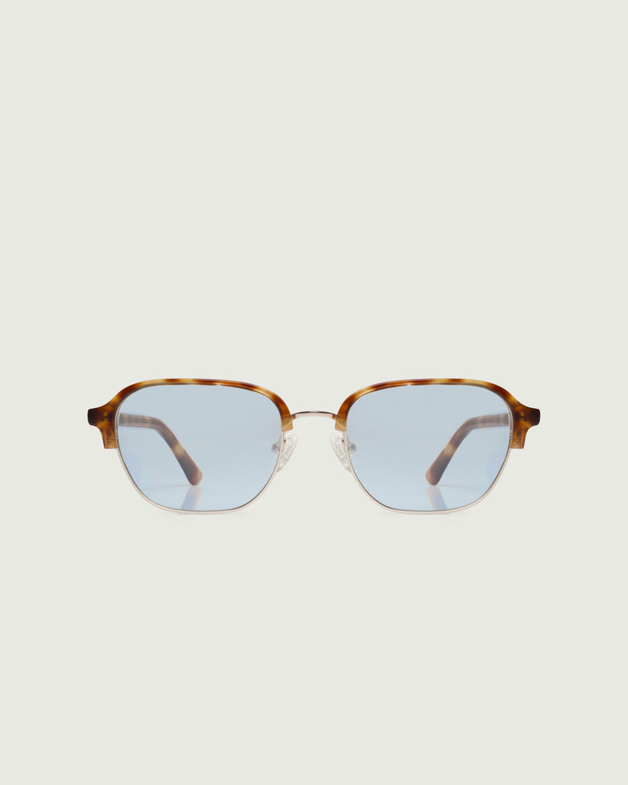 Luca Sunglasses Square Tort metal front