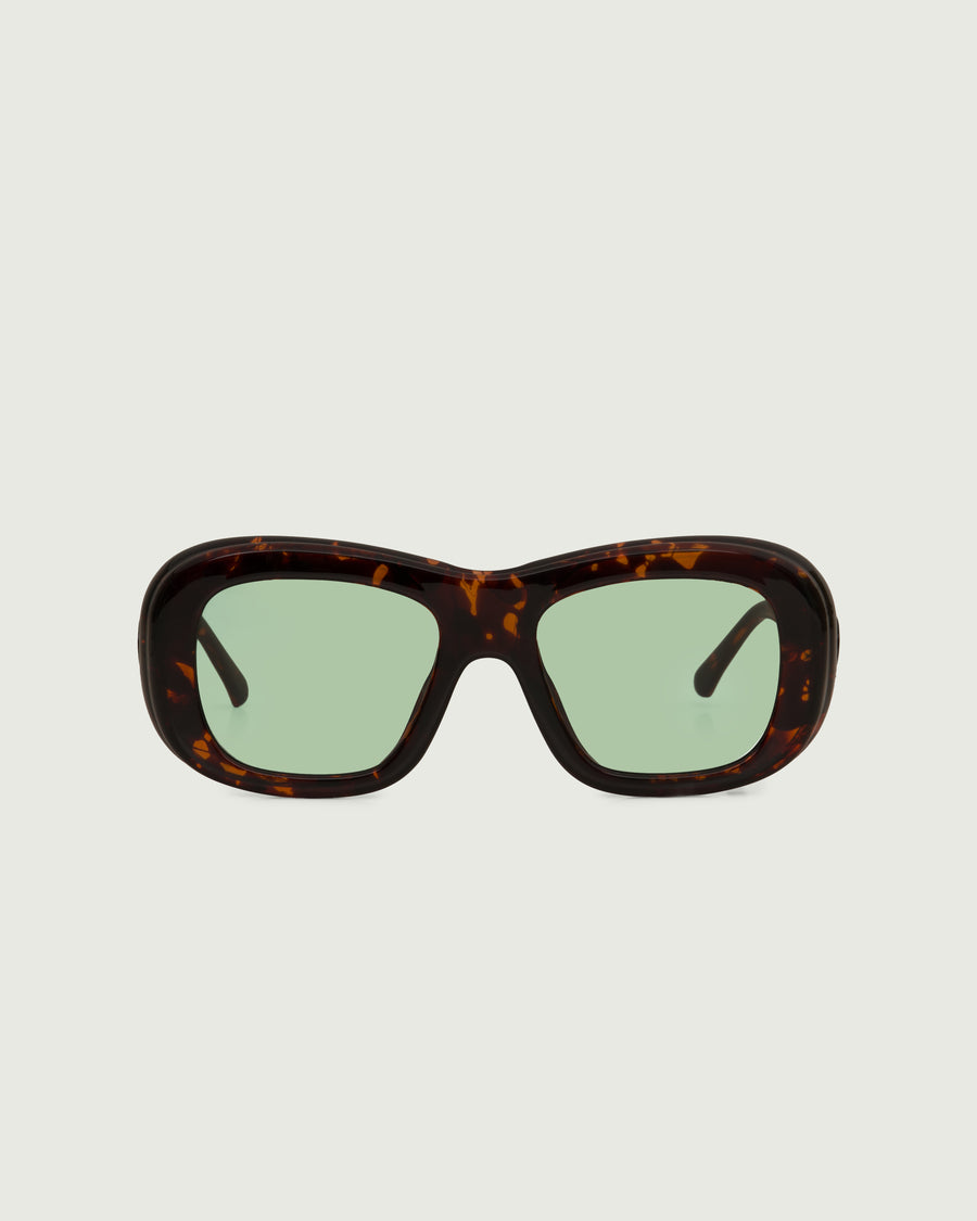 Yara Sunglasses Rectangle Tort Acetate front