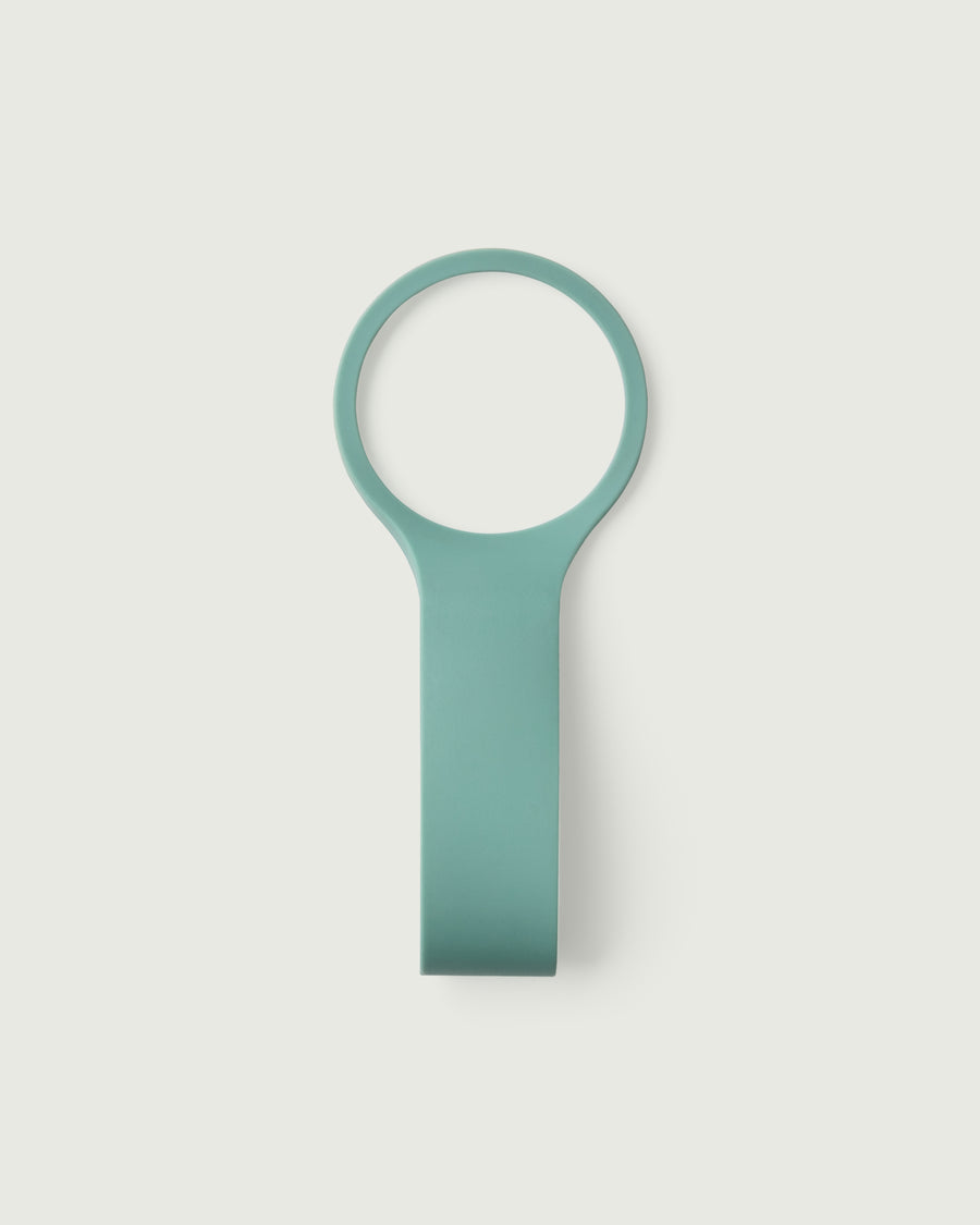 Sunnies Flask  loop green  front diagonal