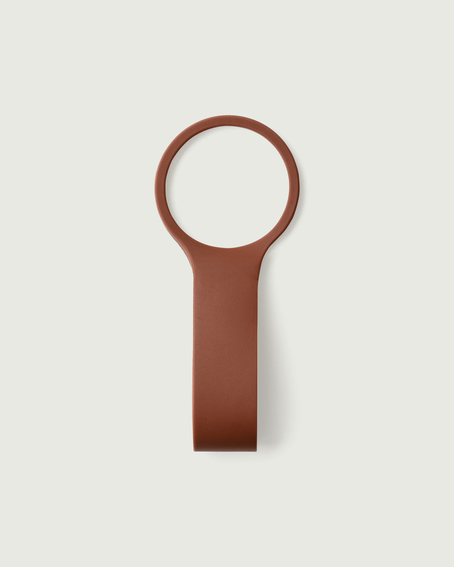Sunnies Flask  loop brown  front diagonal