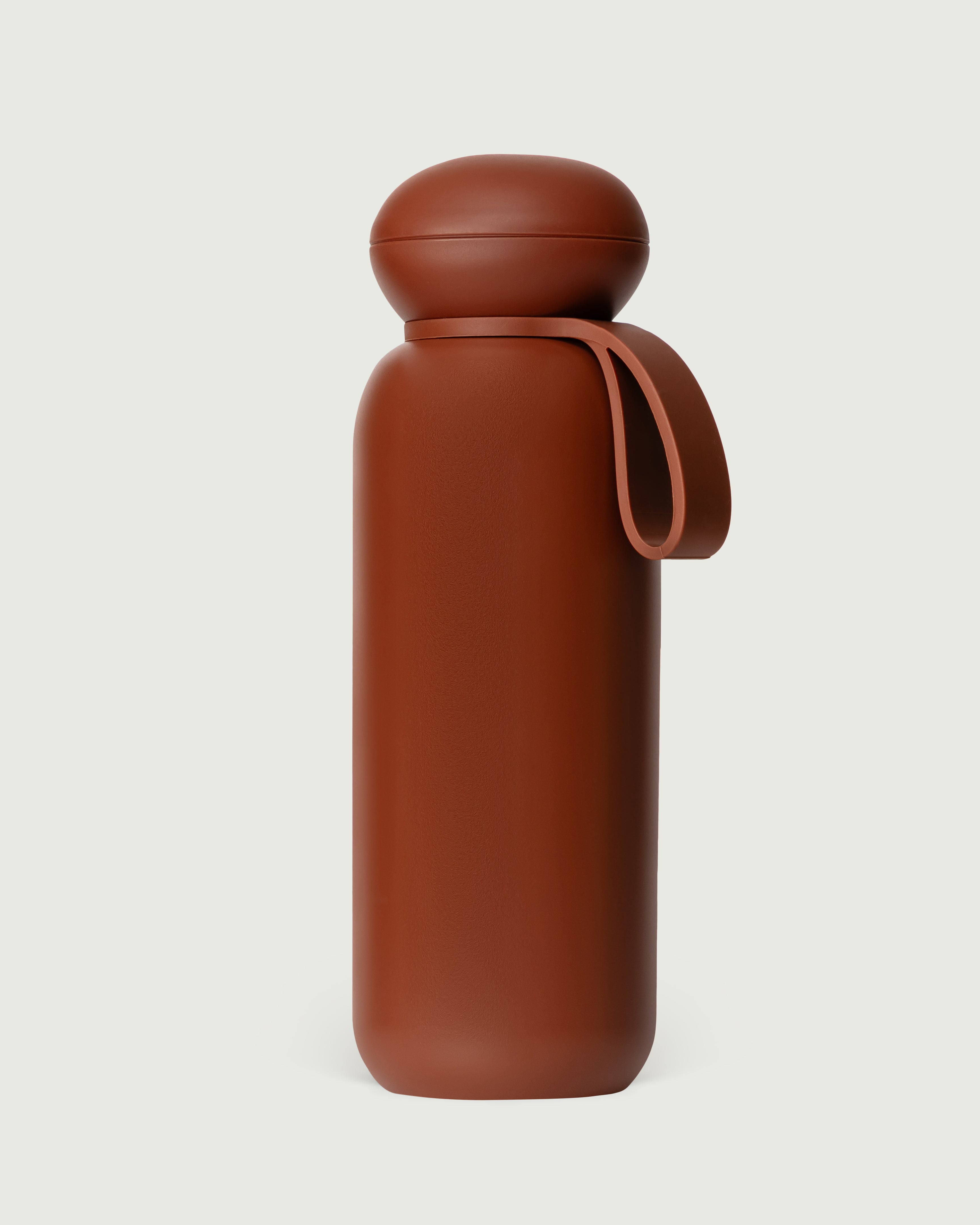 cocoa-32oz::Sunnies Flask  Tumbler brown  front