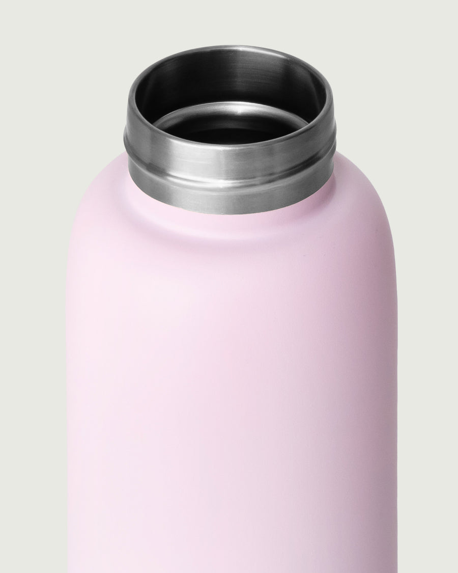 Flask Tumbler Bottle pink  front diagonal