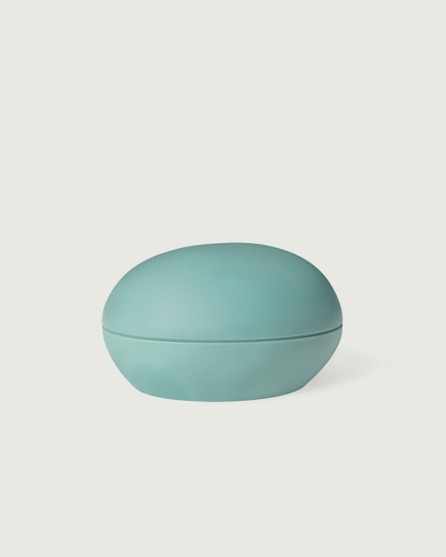 Sunnies Flask  pebble cap green  front