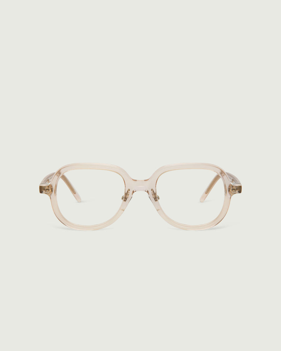 Apollo  Eyeglasses round nude bioacetate front