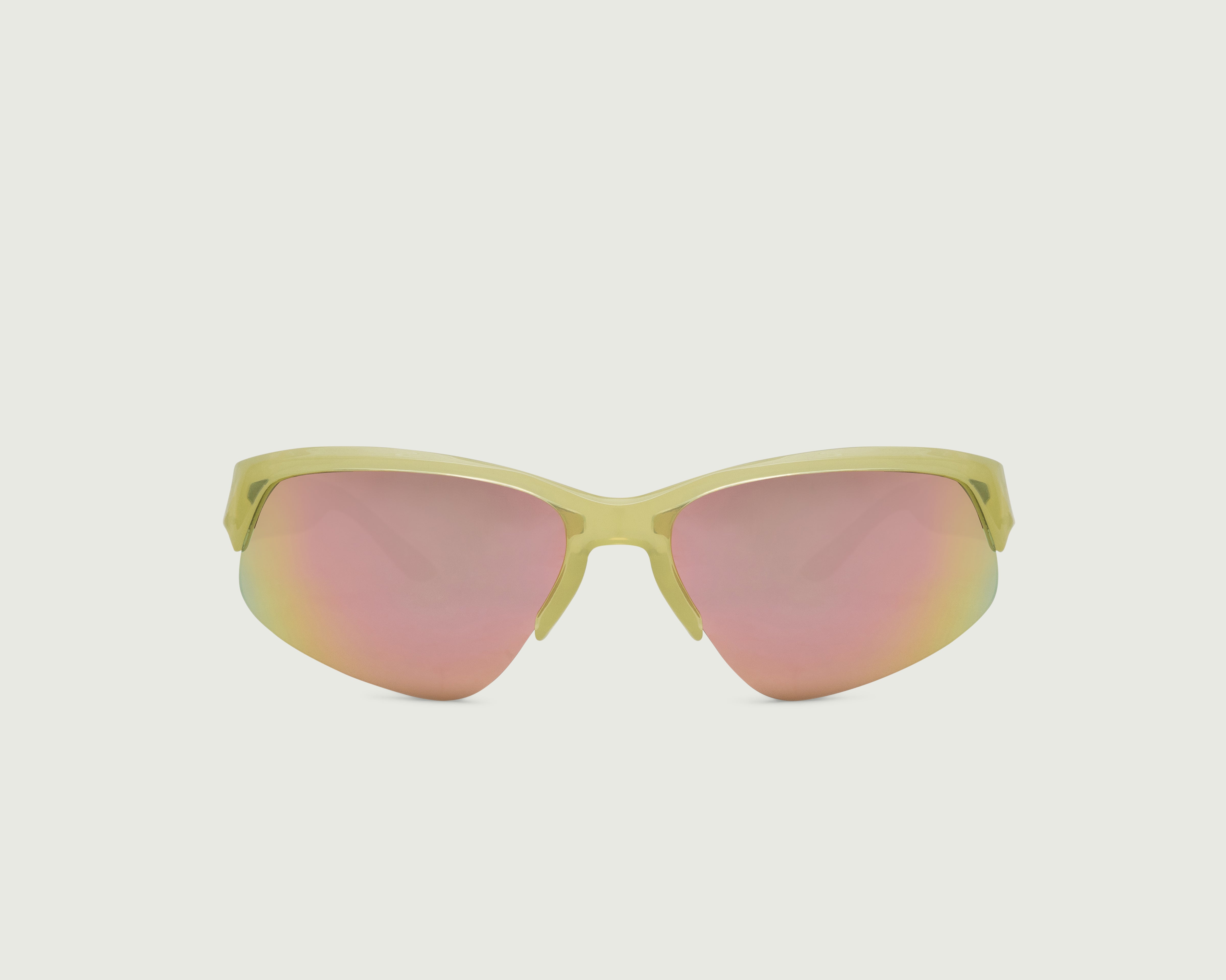 Acid::Simone Sunglasses cateye green recycled polyester front
