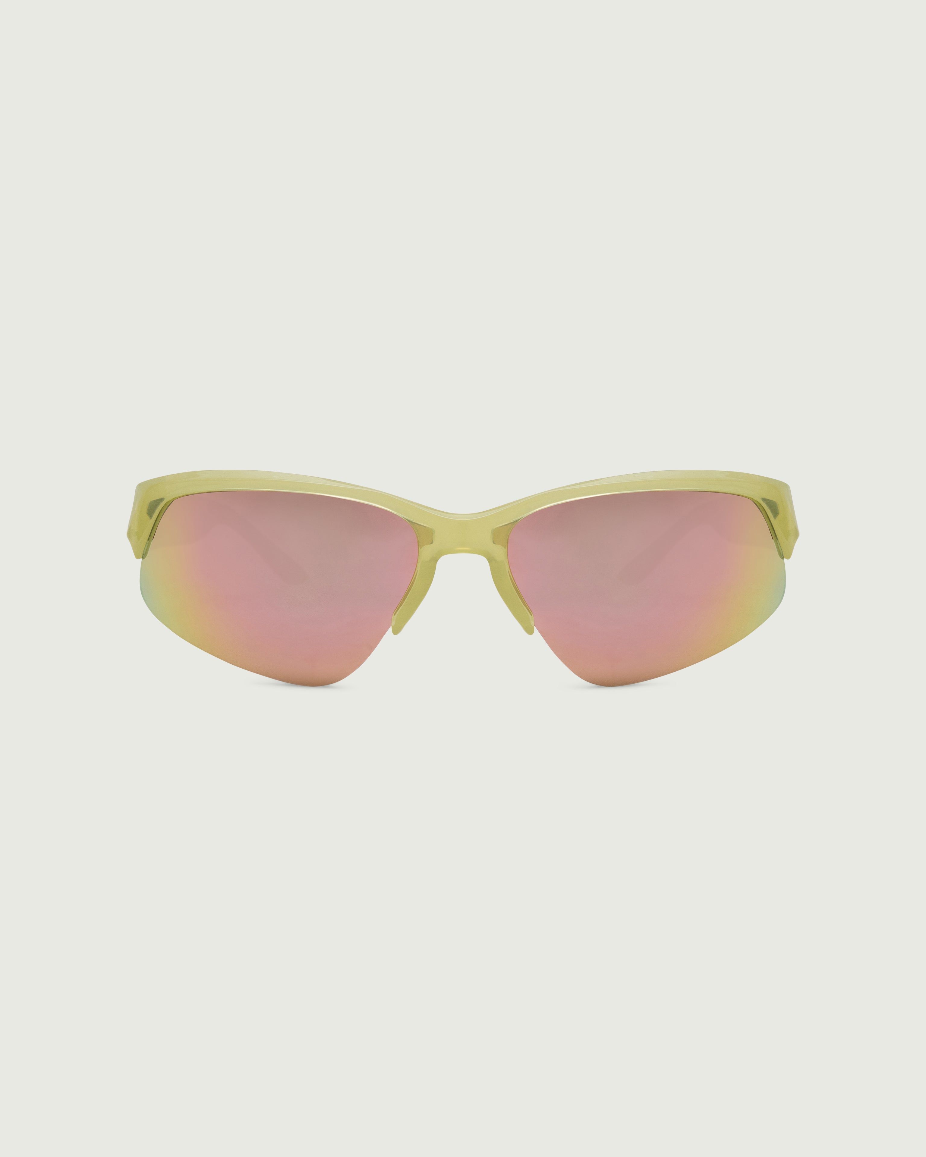 Acid::Simone Sunglasses cateye green recycled polyester front