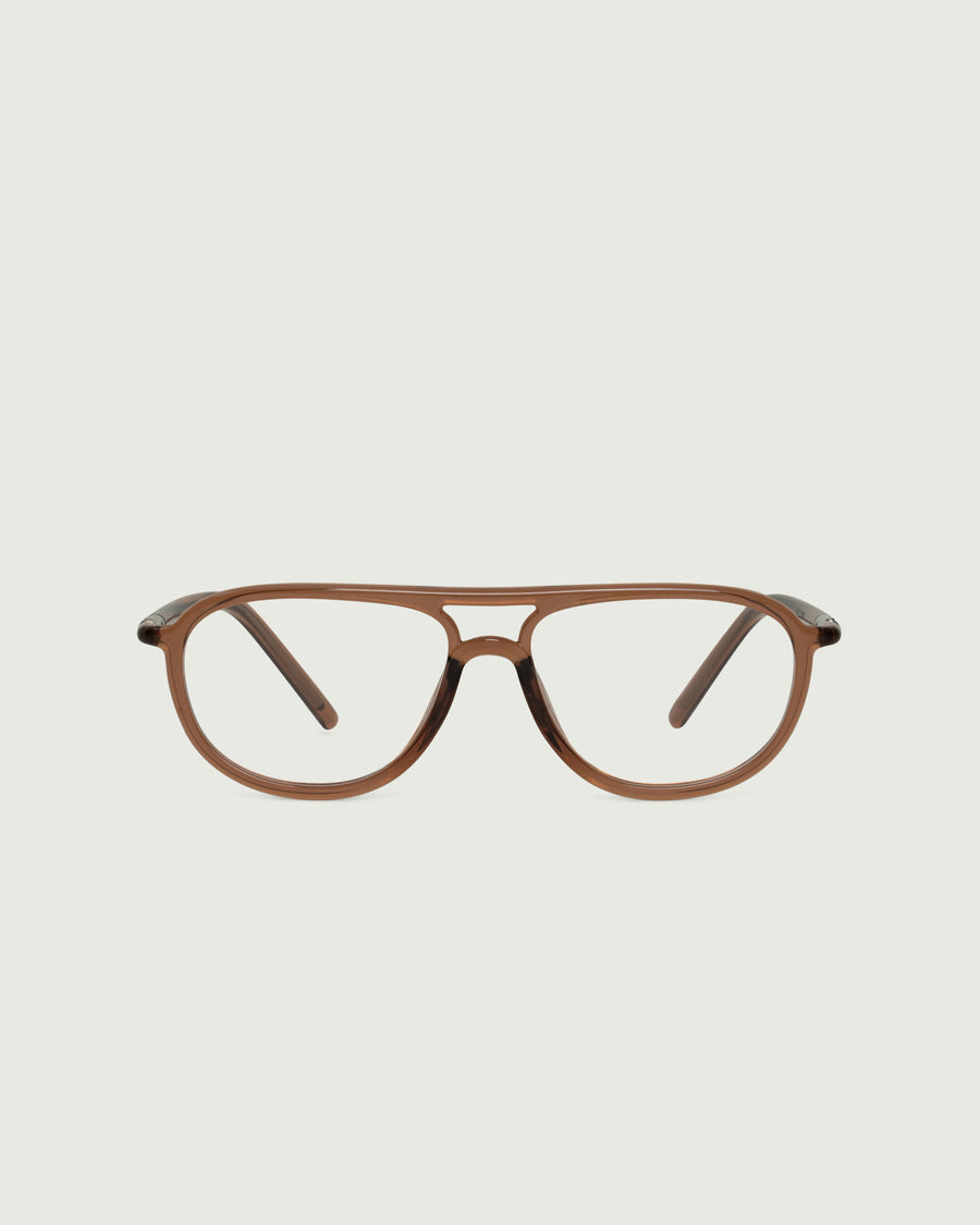 Astrid Eyeglasses pilot red castor seed front