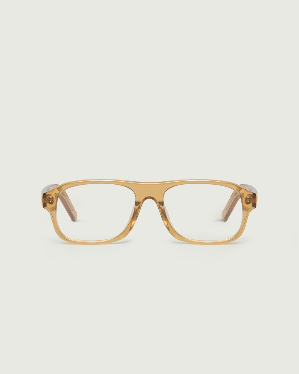 Amber::Briggs  Eyeglasses square yellow acetate front