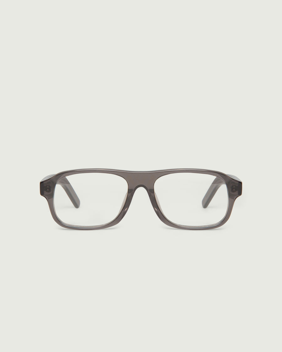 Briggs Eyeglasses square black acetate front