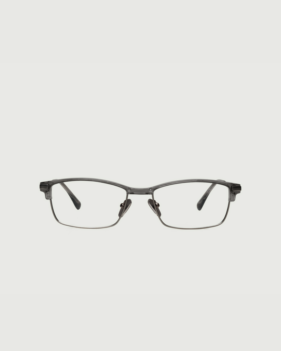Foster Eyeglasses Rectangle Black plant-based plastic front