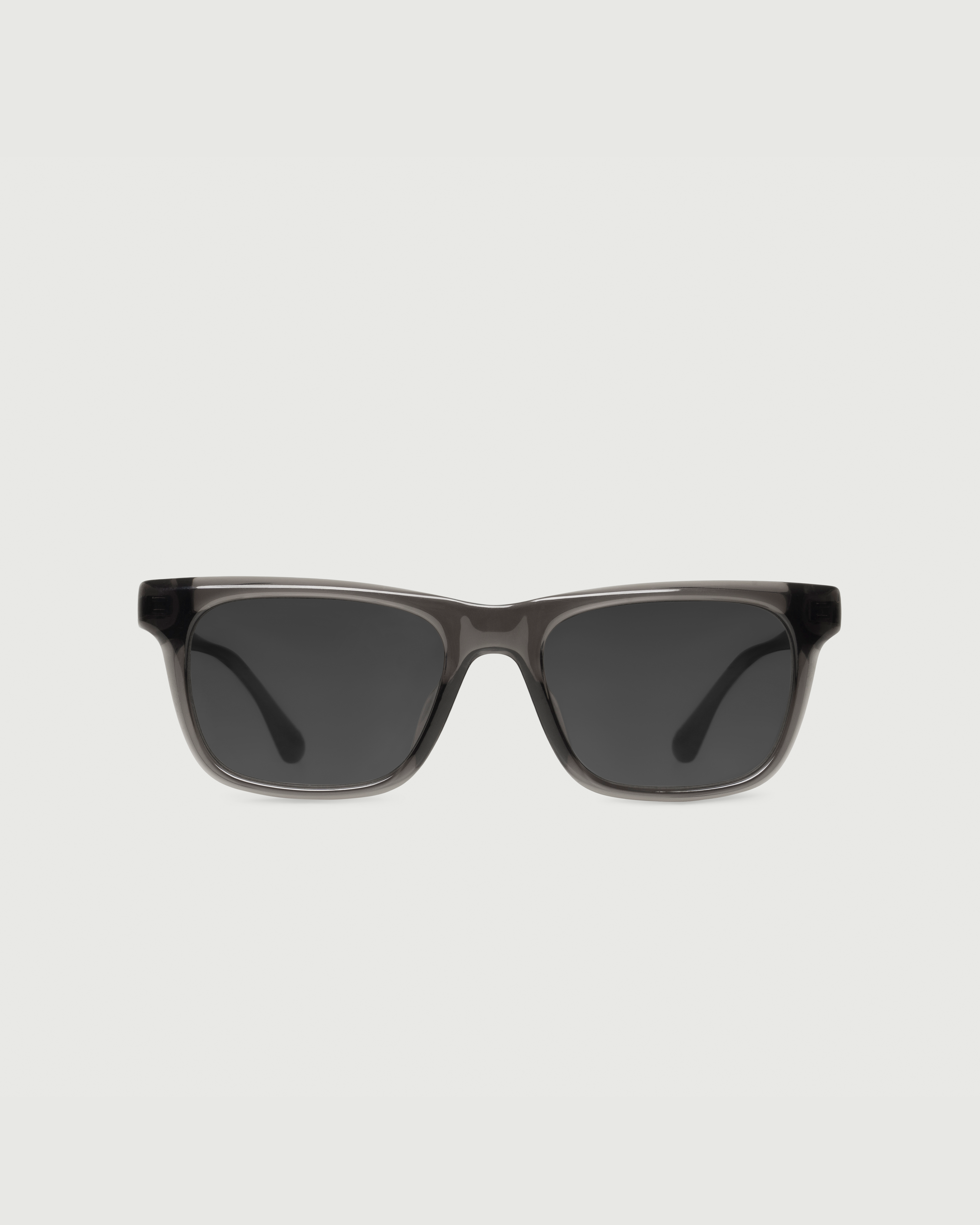 Ant::James Sunglasses rectangle black recycled polyester front