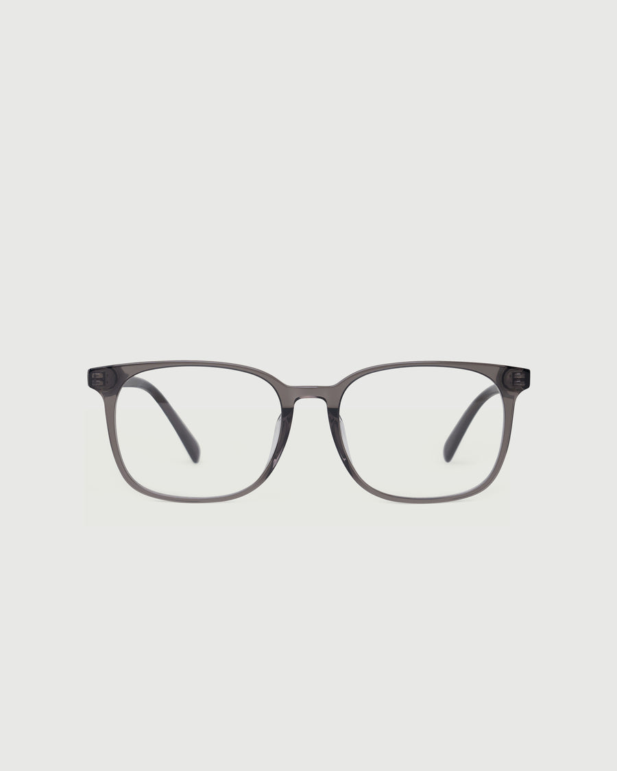 Walker Wide Eyeglasses square black acetate front