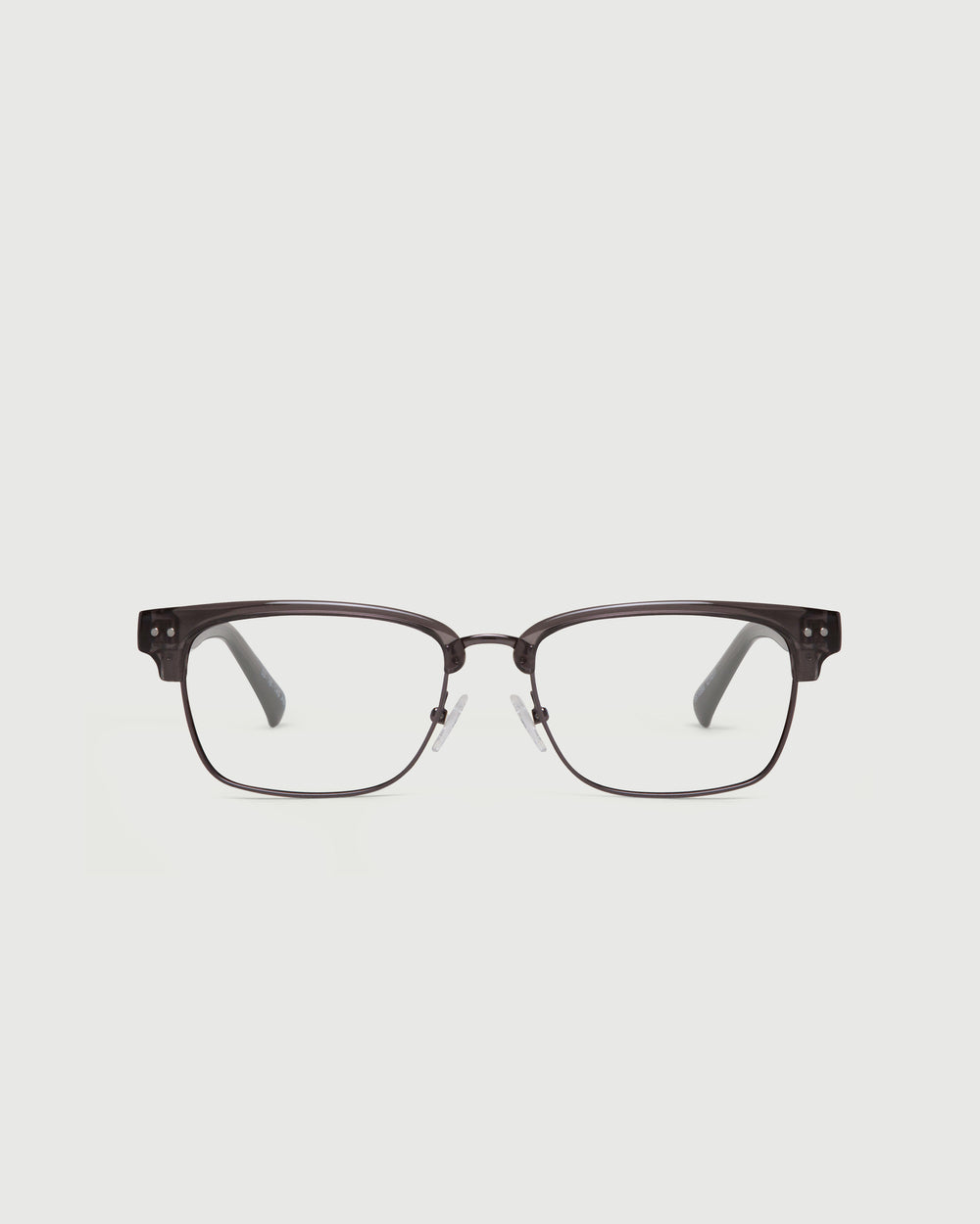 Ant::Barragan Eyeglasses browline black plastic front