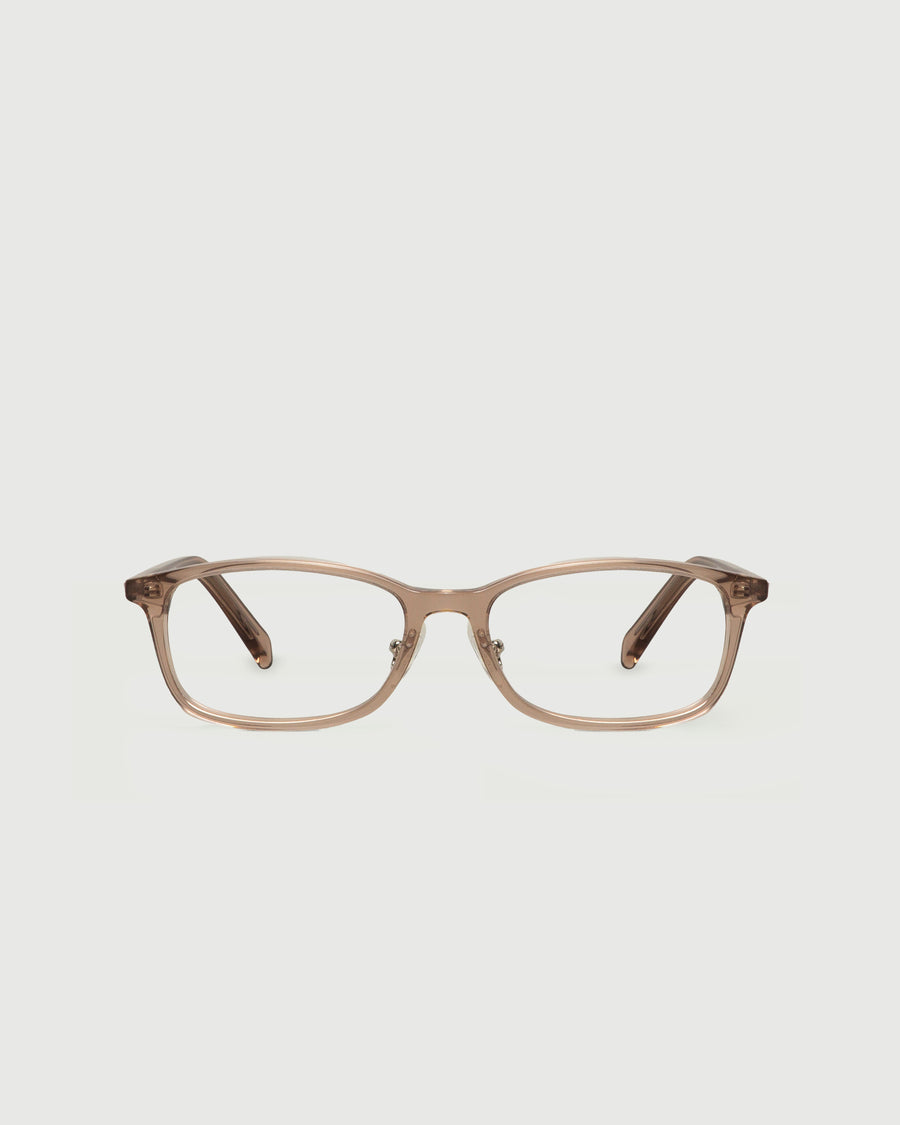 Arlo+ Eyeglasses rectangle pink acetate front