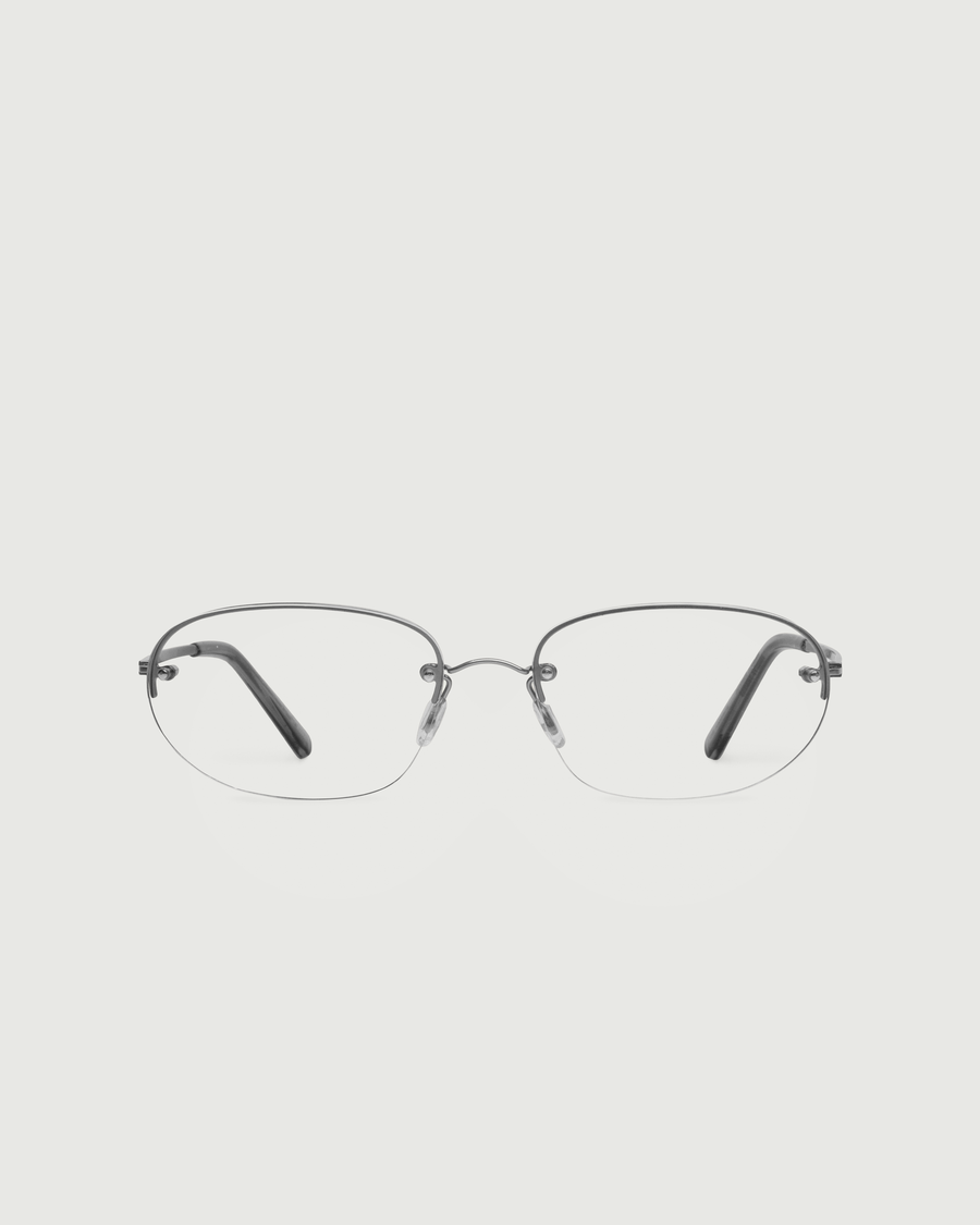 Lori Eyeglasses oval black  metal front