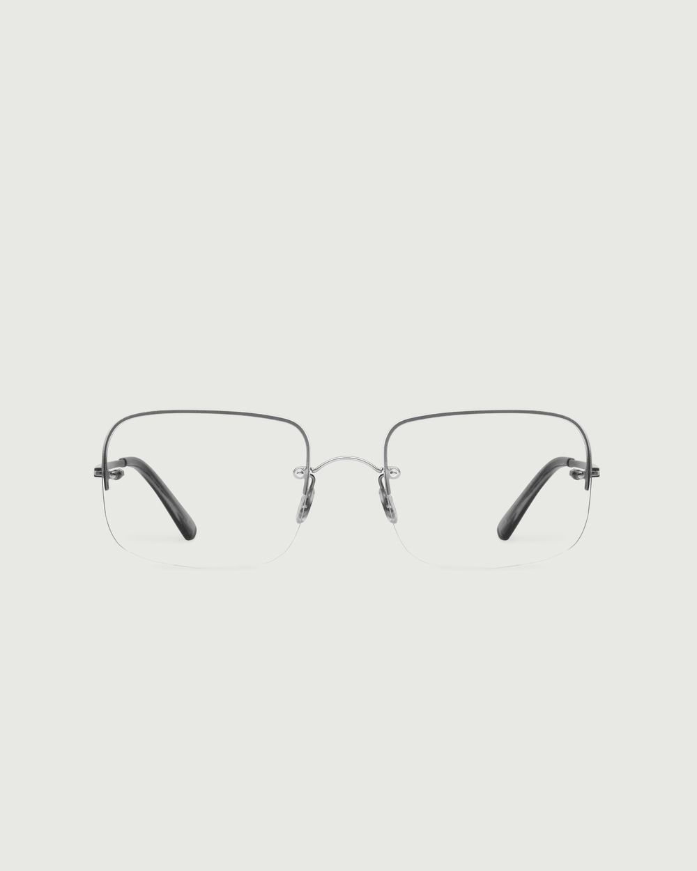 Ash::Linda Eyeglasses rectangle black  metal front