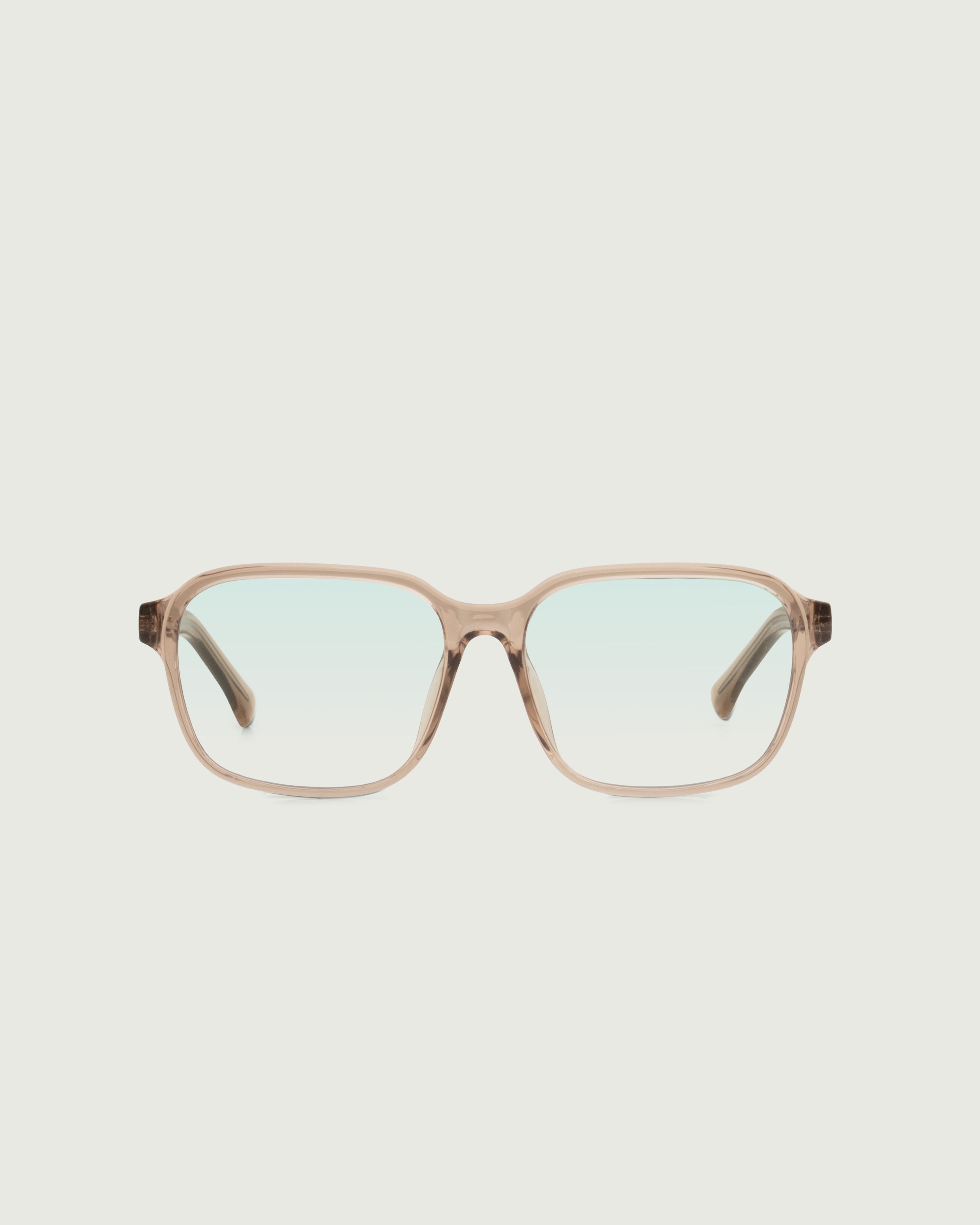 Sesame::Barry Anti-Radiation Glasses square brown recycled polyester front