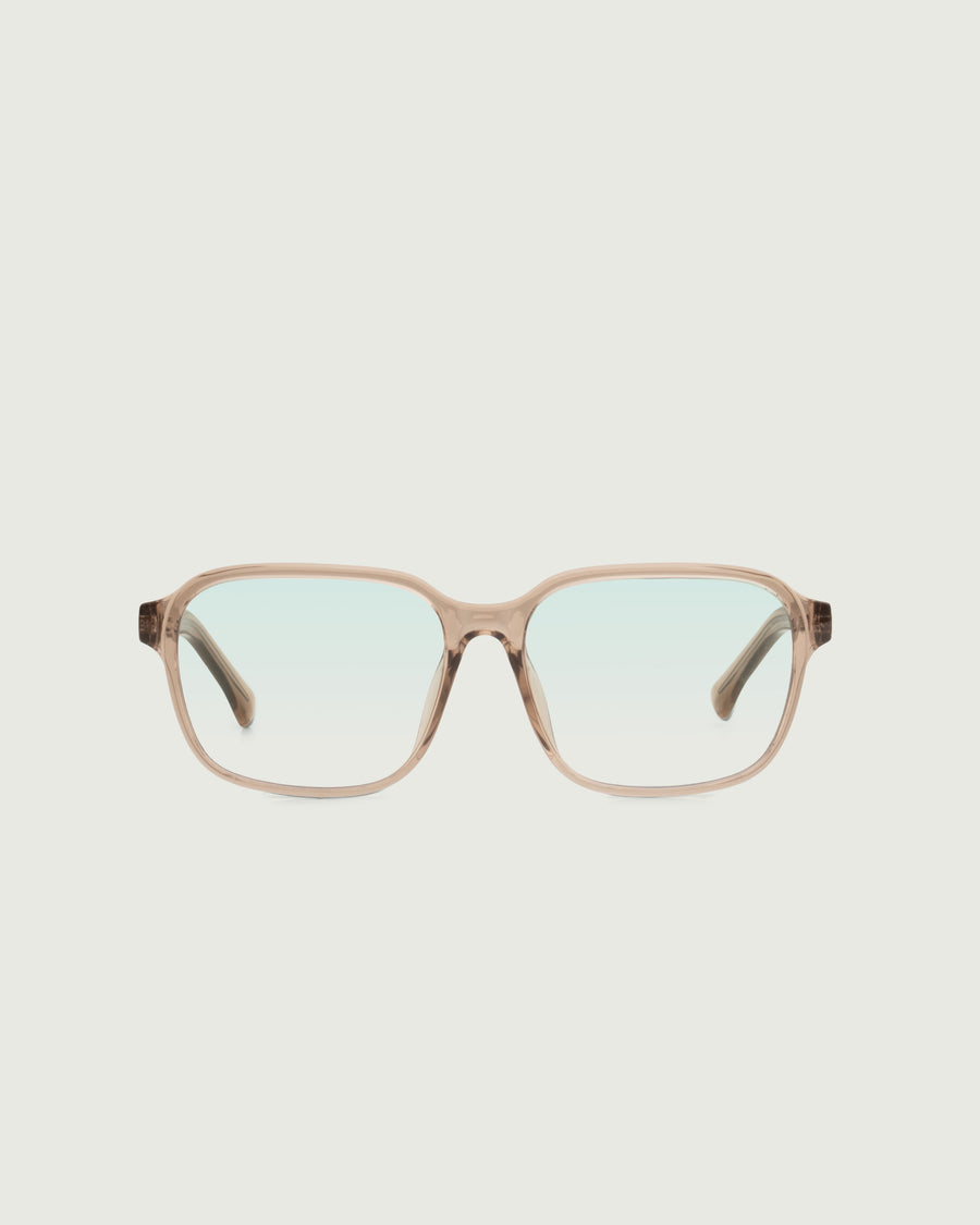 Barry Anti-Radiation Glasses square brown recycled polyester front
