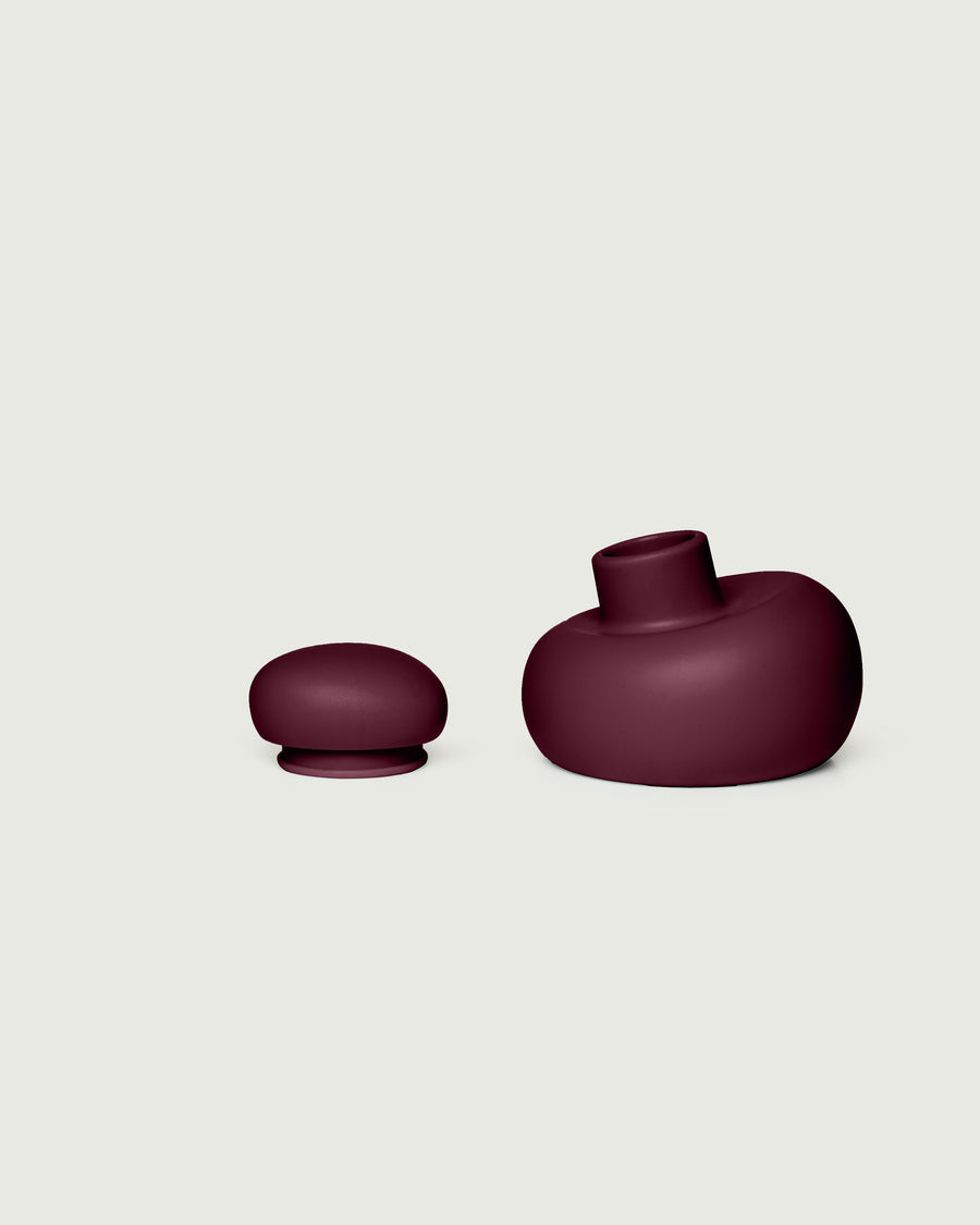 Bubble Cap set  purple  front diagonal