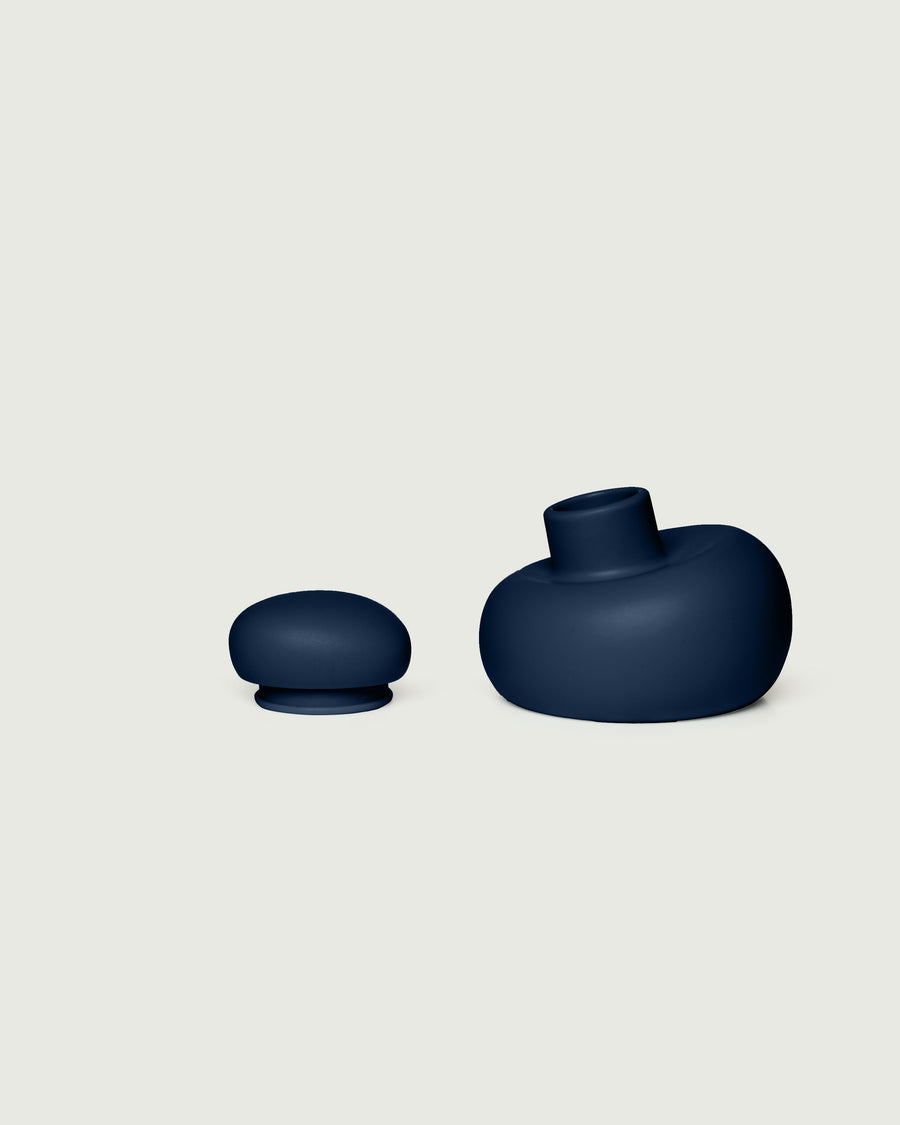 Bubble Cap  blue  front diagonal