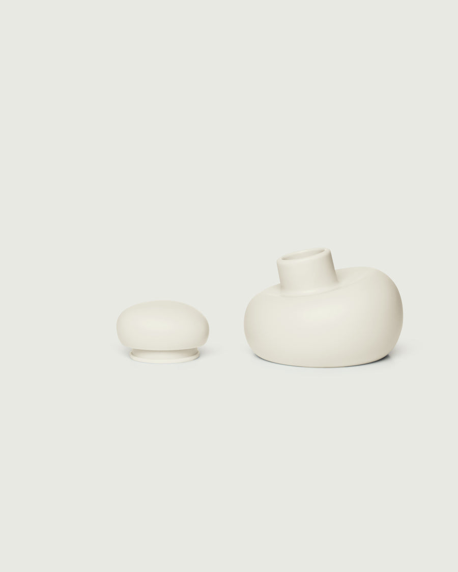Bubble Cap  white  front diagonal