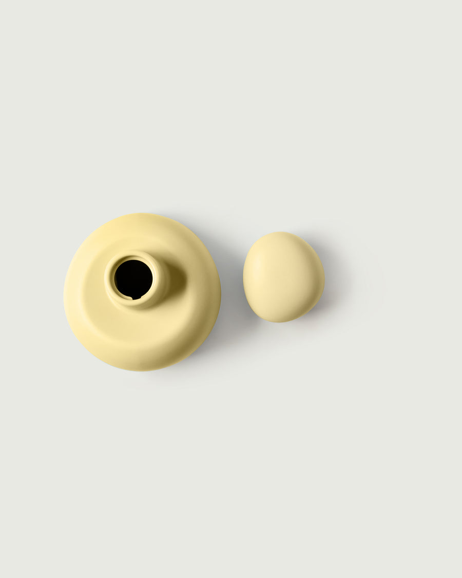 Bubble Cap yellow open