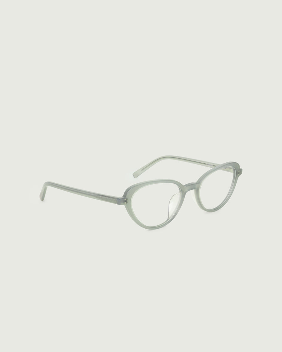 Tippy Eyeglasses cateye gray acetate front diagonal