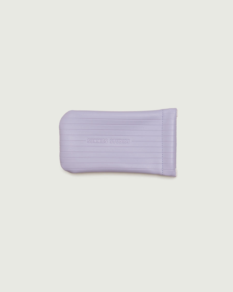 Ribbed Sac Eyewear case purple  front