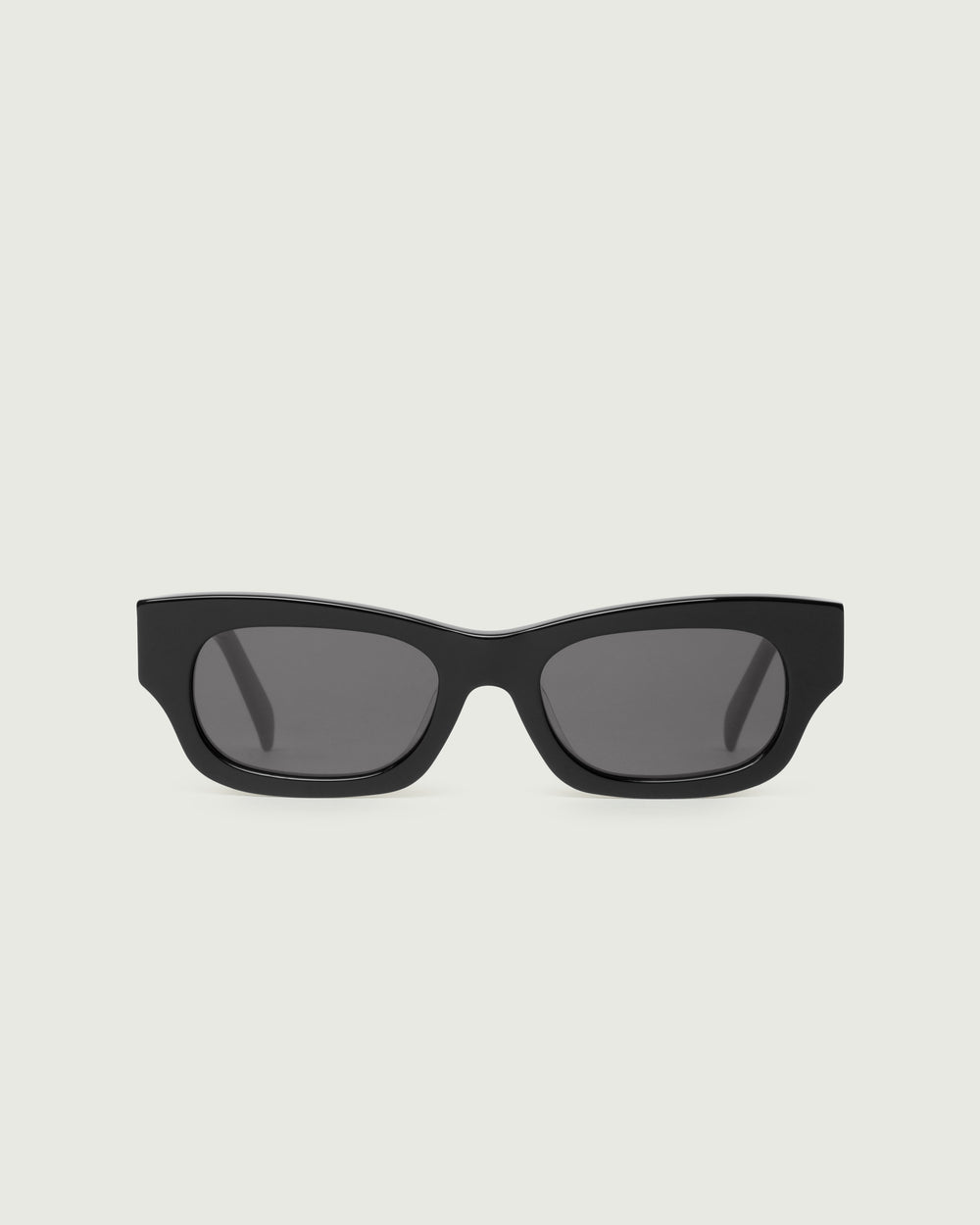 Black::Jax Sunglasses cateye black acetate front