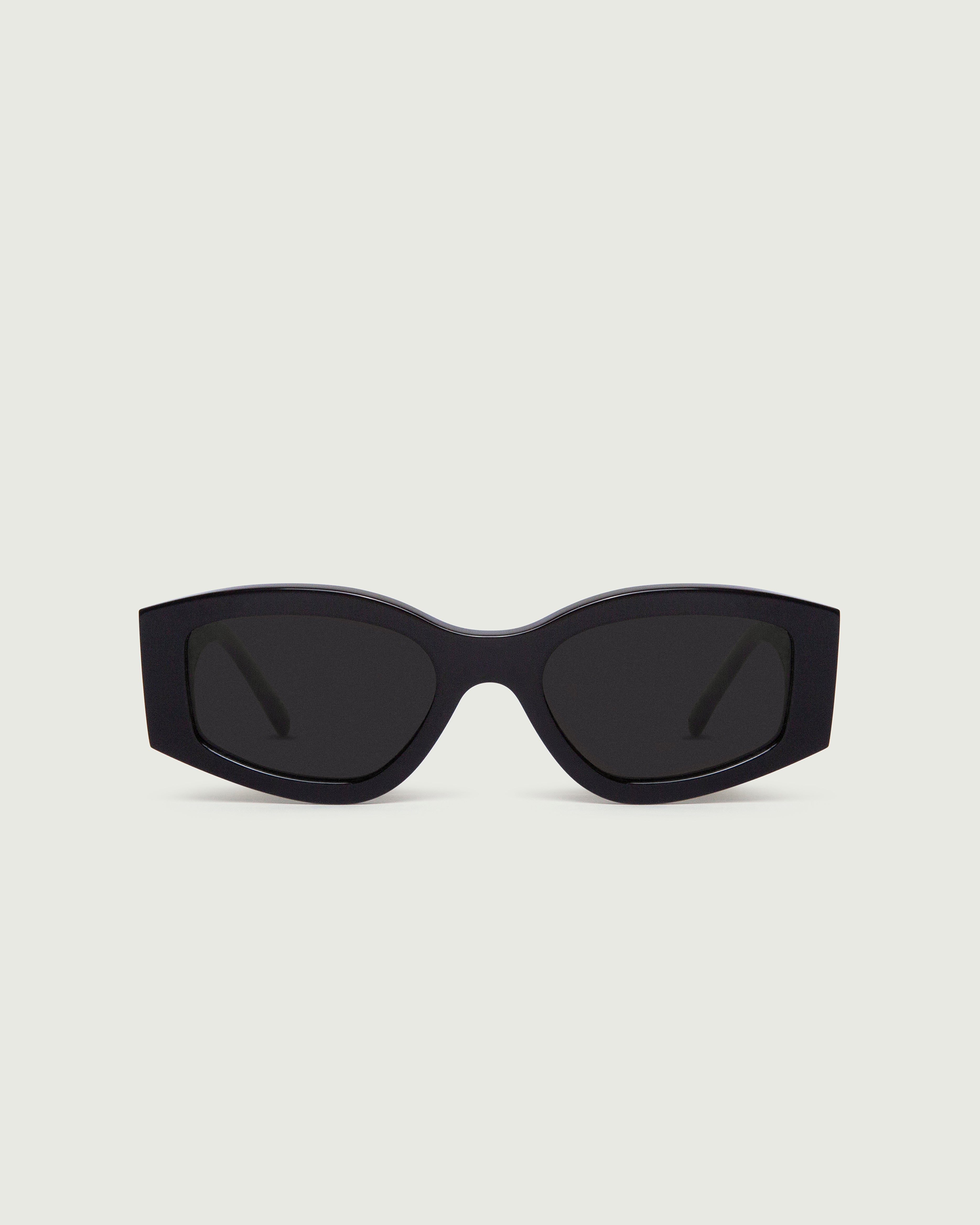 Ink::Nori Sunglasses cateye black recycled polyester front