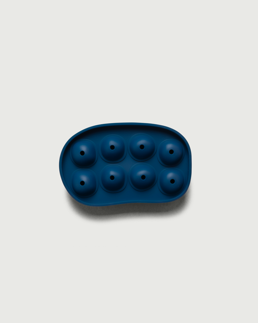 Pebble Ice Tray  blue  front