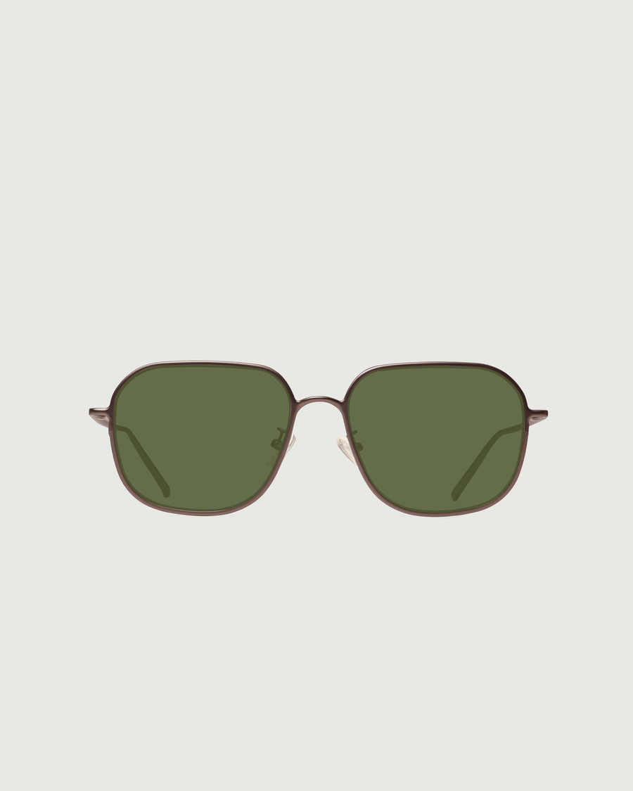 Pascal Eyeglasses square Brown metal front