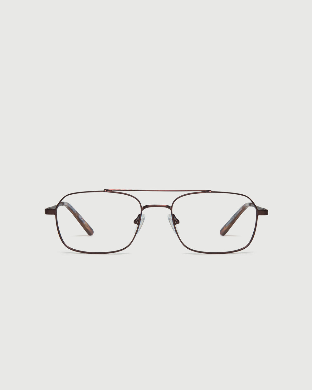 Bronze::Magnus Eyeglasses pilot brown metal front