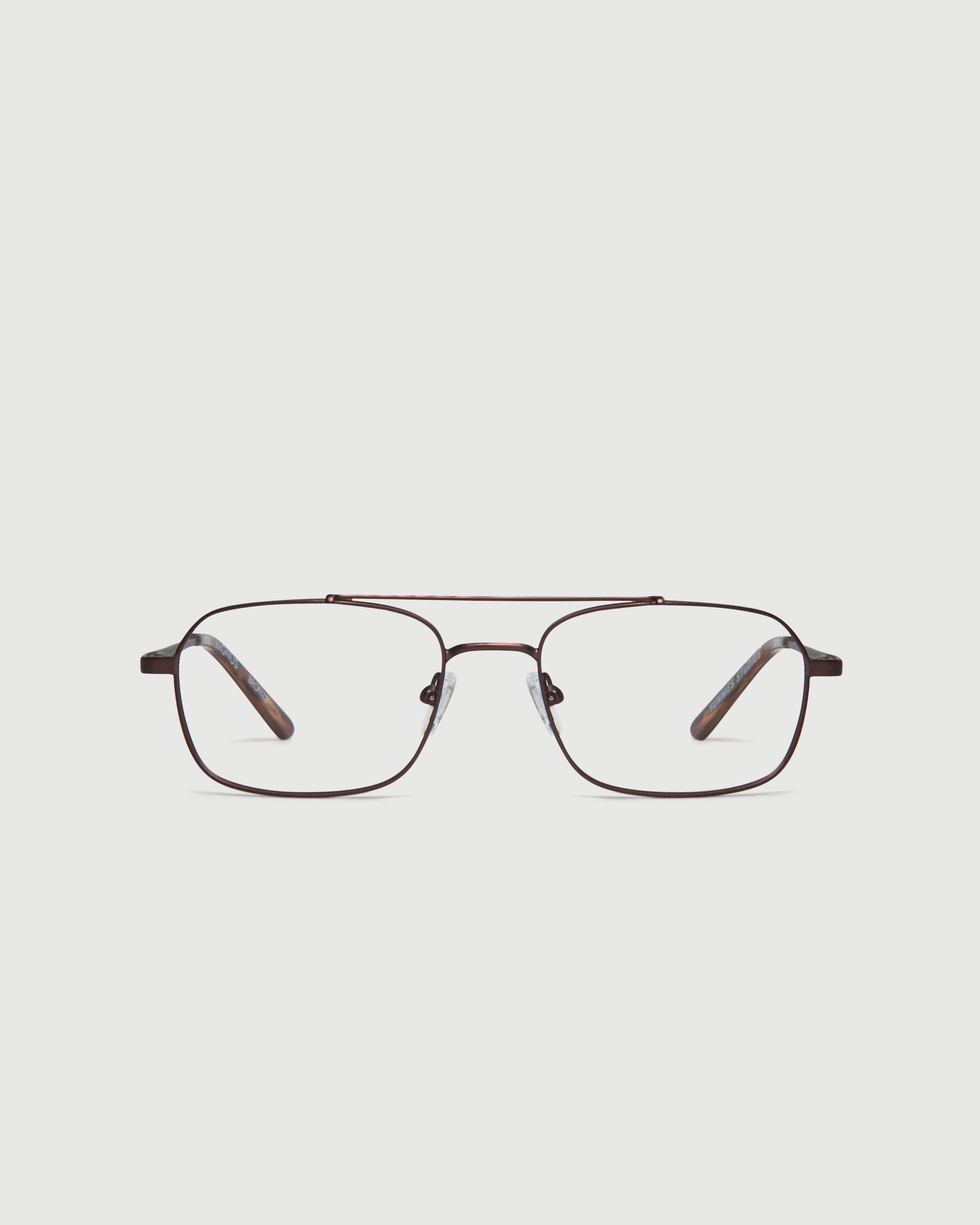 Bronze::Magnus Eyeglasses pilot brown metal front