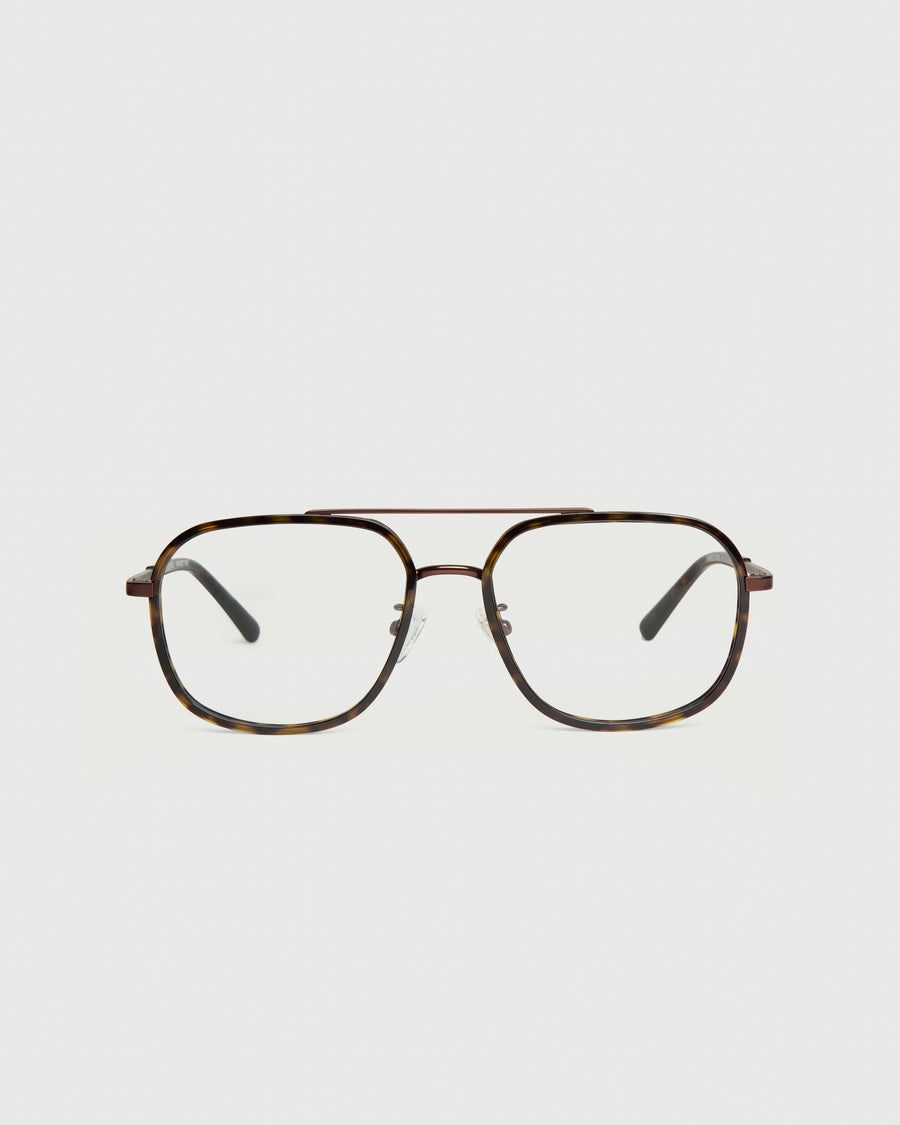 Octavio Eyeglasses pilot tort metal front