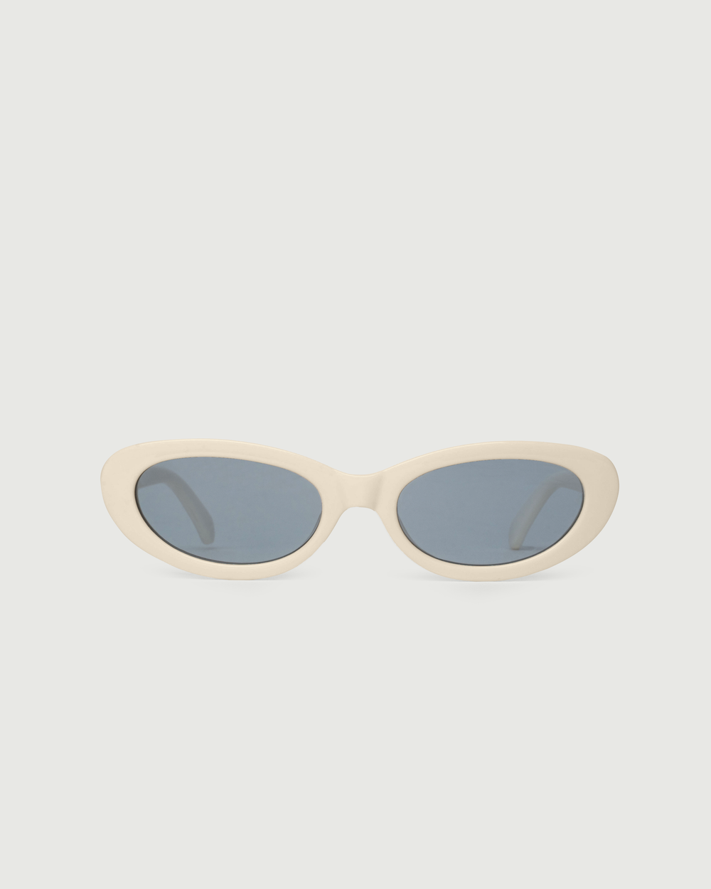 Burrata::Dakota Sunglasses cateye White recycled polyester front