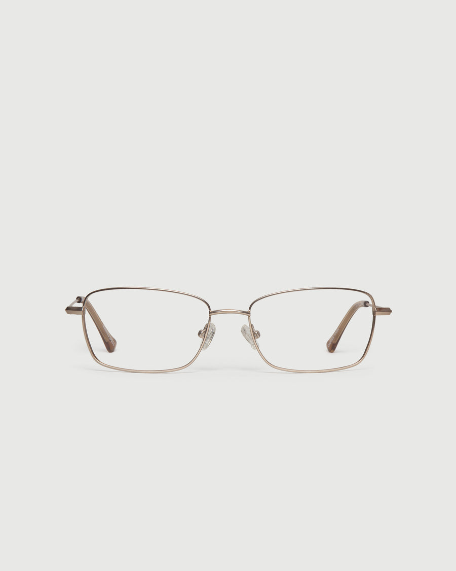 Casper Eyeglasses rectangle gold metal front