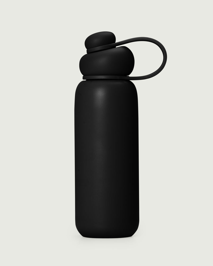 Bubble Flask Tumbler black  front