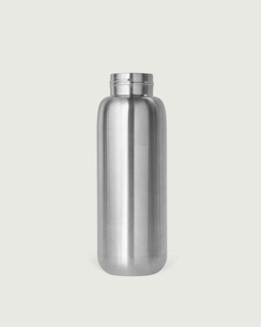 Flask Tumbler Bottle gray  front