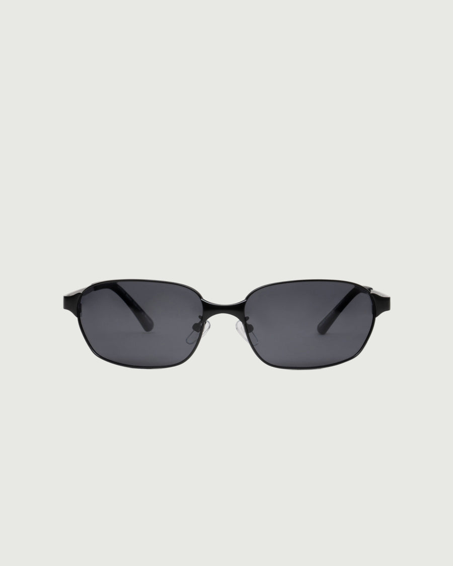 Hunter Sunglasses rectangle Black metal front