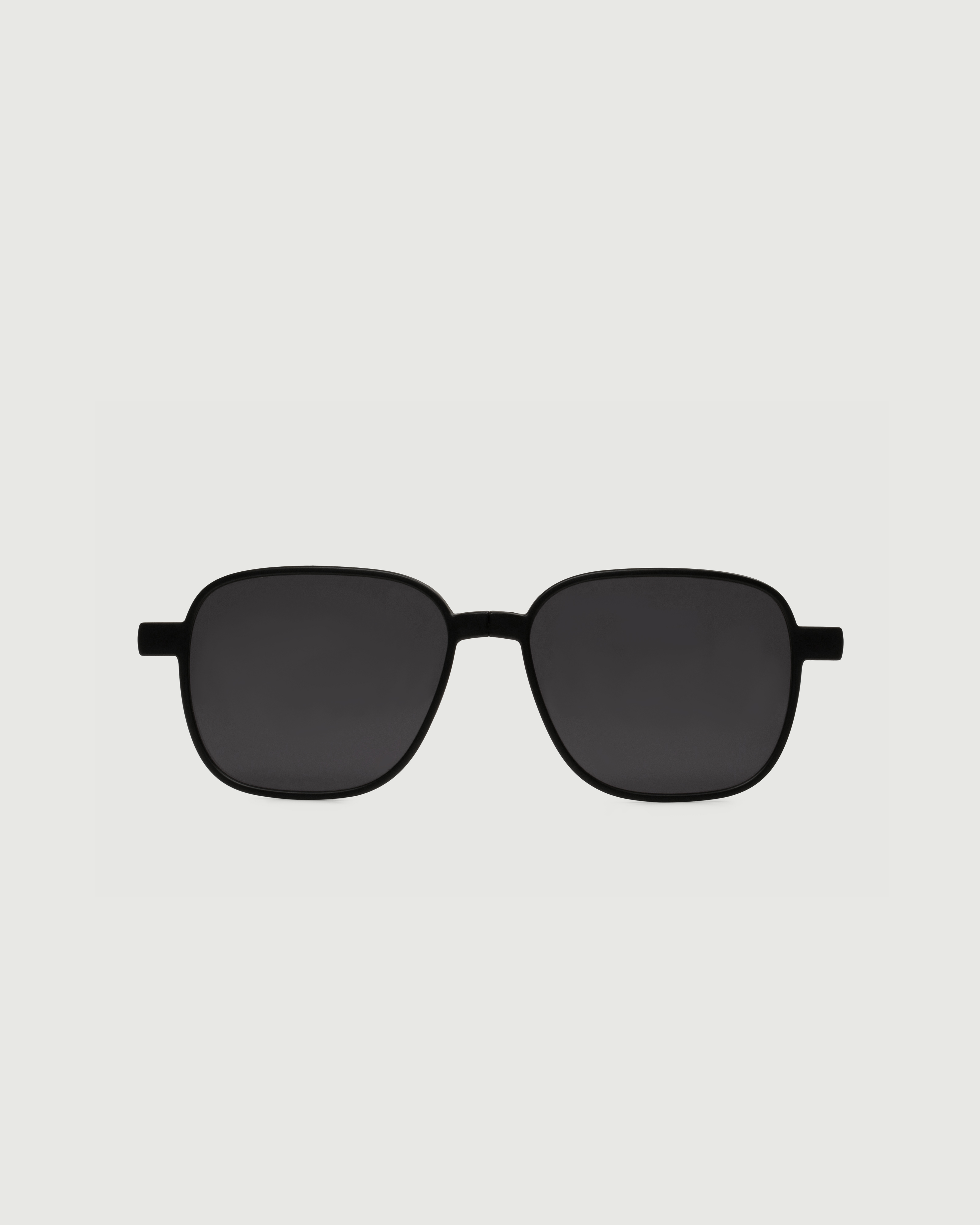 Midnight Polarized::Chase Clip-Ons pilot Black metal front 