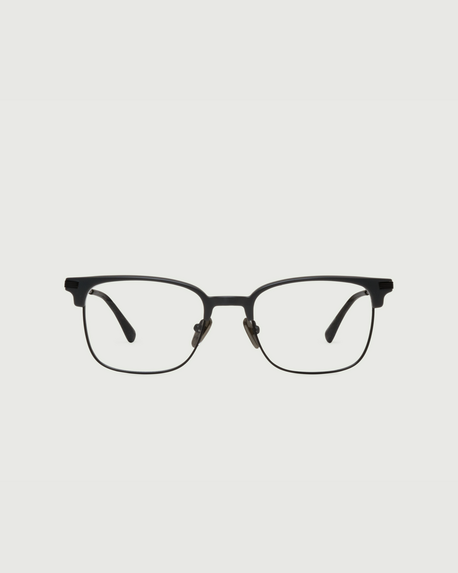 Drew Eyeglasses Square Black plant-based plastic front